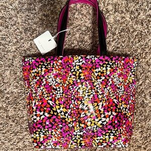 Ted Baker London Pink and Black Patterned Tote